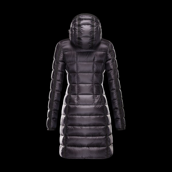 Moncler Moda Mock colletto e cappuccio staccabile lungo caldo Cappotti